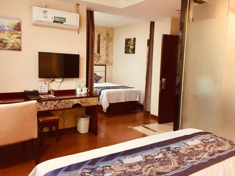 Greentree Inn Guangxi Yulin Jincheng Commercial Building Shell Hotel Luaran gambar